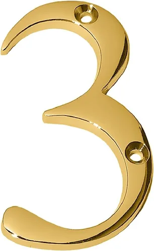 Vista 14 de Clio Números de buzón de latón macizo de 3 pulgadas, números de casa para exteriores, placas de dirección para números de casa, letrero de dirección