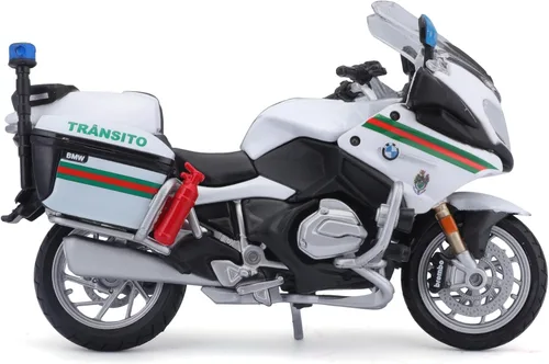 Vista 3 de Maisto 1:18 Autoridad Policía Motocicletas por Masito