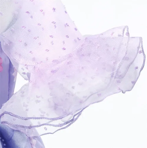 Vista 3 de Vestido de Isabella para niñas, disfraz de Isabella para niñas (6, púrpura), 6 años