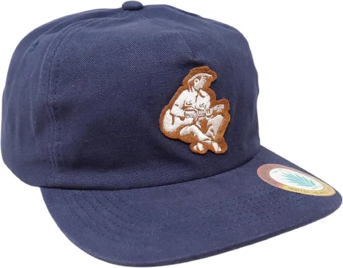 Vista 6 de Sendero Provisions Co. The Hank - Gorra ajustable con diseño bordado de Hank Williams (azul marino) - Talla única, Azul Embroidered Design, One