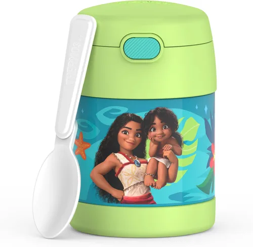 Vista 32 de THERMOS FUNTAINER - Tarro de comida para niños con cuchara, 10 onzas, Baby Shark
