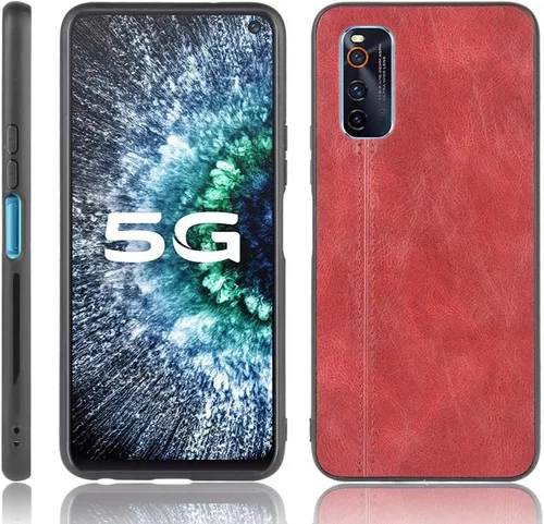 Vista 99 de Funda para Vivo iQOO Z1x 5G, funda para Vivo iQOO Z1x 5G Funda de piel sintética con funda 3 en 1, color azul