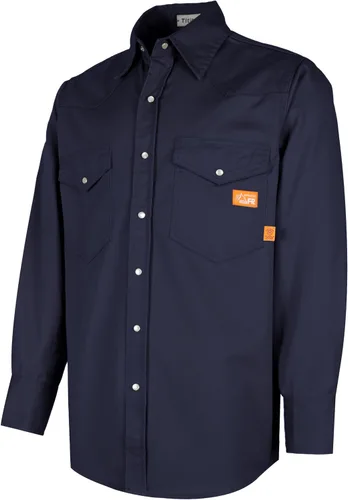 Vista 17 de Titicaca FR Shirt Flame Resistant Work Shirt Men's Cotton 7.5oz Welding Shirt