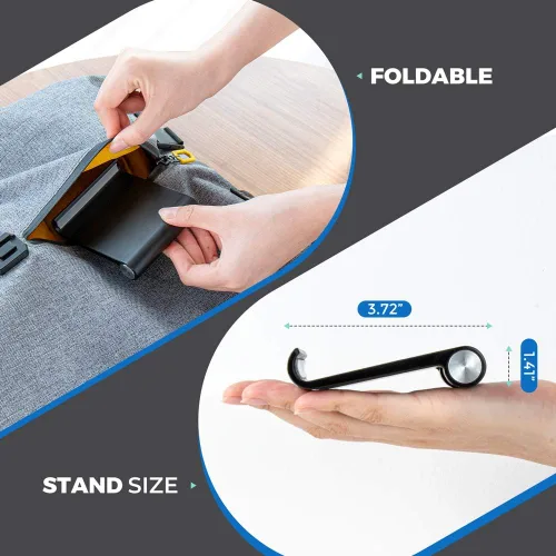 Vista 4 de ORIbox Soporte para teléfono celular, soporte ajustable de oficina para iPhone, iPad, estilo elegante, compatible con todos los iPhone 14/14 Pro
