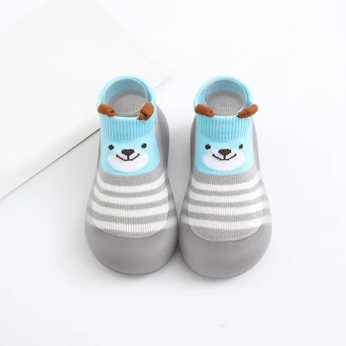 Vista 2 de Zapatos lindos de primavera y verano para niños pequeños, transpirables, con suela de goma suave, para interiores y exteriores