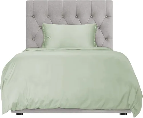 Vista 12 de Hotel Sheets Direct Juego de Funda de Edredón de 2 Piezas Twin, Funda de Edredón y Consolador 100% Viscosa Derivada de Bambú con 1 Funda