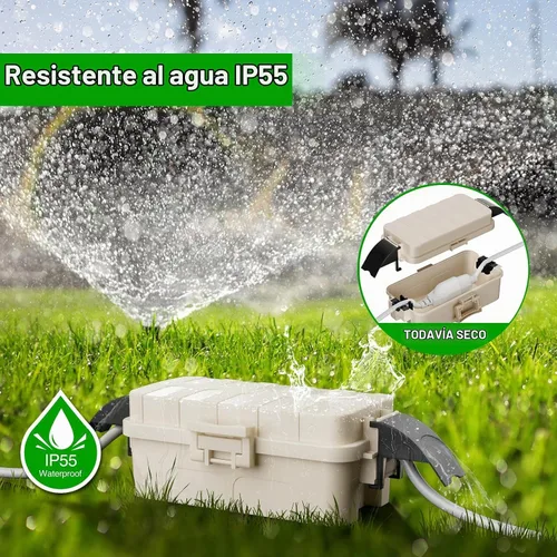 Vista 5 de Flemoon Pequeña caja eléctrica al aire libre, cubierta impermeable