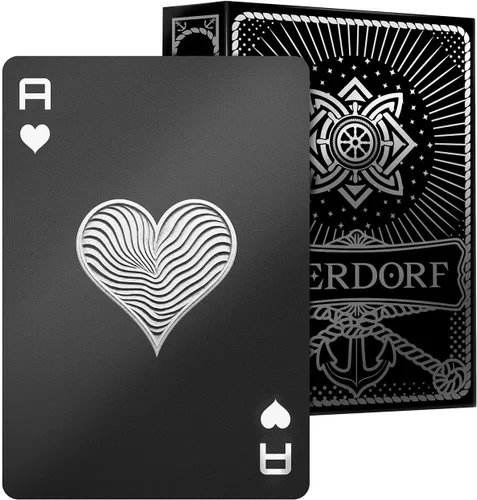 Vista 10 de BIERDORF Cartas de juego impermeables - Duraderas cartas de plástico geniales - Cartas de póquer profesionales de índice estándar - Juegos temáticos