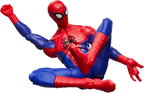 Vista 5 de Marvel Legends Series Peter Parker, Spider-Man: Into The Spider-Verse Figura de acción coleccionable de 6 pulgadas