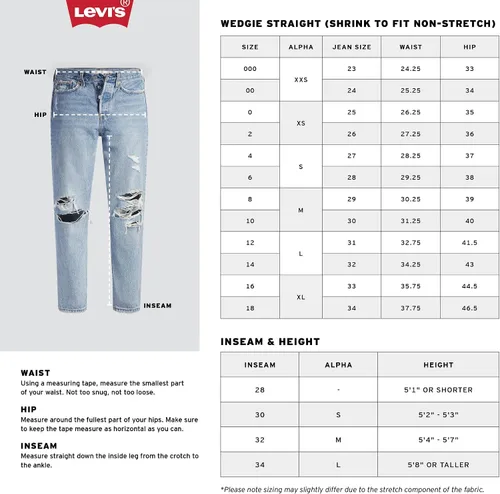 Vista 5 de Levi's Women's Wedgie Straight Jeans
