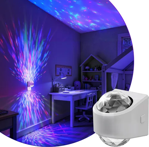 Vista 10 de L LOHAS LED - Luces nocturnas enchufables en la pared, luz nocturna con proyector y sensor de crepúsculo a amanecer, 1600K/3000K/5000K ajustable
