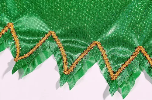Vista 7 de Costumerry Disfraz de elfo para niñas, vestido de Papá Noel de elfo, traje de Navidad