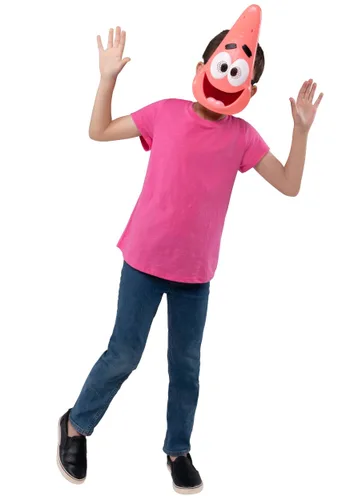 Vista 2 de Máscara Infantil Valor Patrick Star de Bob Esponja Multicolor