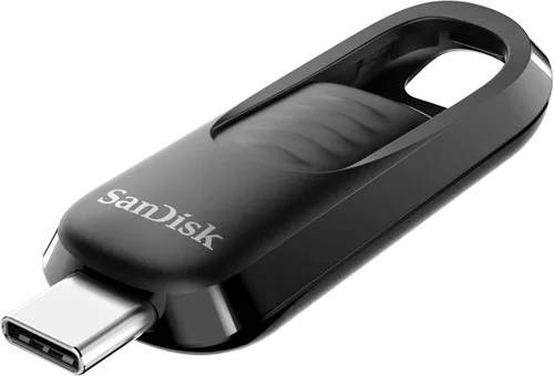Vista 7 de SanDisk Unidad flash USB tipo C Ultra Slider de 64 GB - Hasta 300 MB/s, USB 3.2 Gen 1, conector retráctil - SDCZ480-064G-G46
