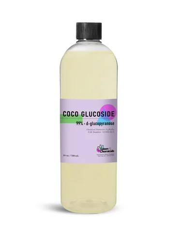 Vista 10 de Coco Glucósido orgánico (12 onzas / 12.0 fl oz) Tensioactivo natural no iónico, agente limpiador y espumante para cosméticos de bricolaje, cuidado
