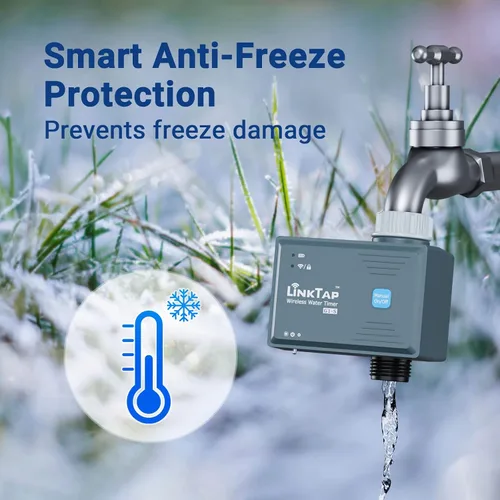 Vista 9 de LinkTap Temporizador de agua inalámbrico G1S (requiere pasarela), temporizador inteligente de grifo de manguera de riego, mayor rango que