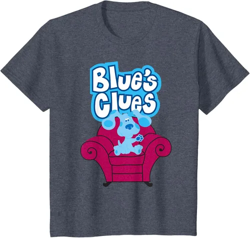 Vista 47 de Camiseta Blue's Clues On Red Sofa Negro