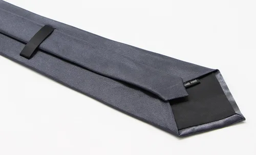Vista 3 de Corbata formal de satén liso de 3.9 pulgadas de ancho, paquete de 5 para boda