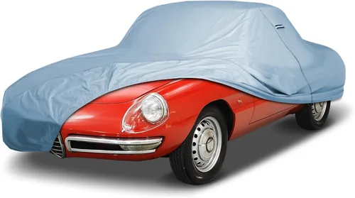 Vista 38 de iCarCover Funda de automóvil personalizada de alta calidad para Alfa Romeo 147 2002-2007, resistente, impermeable, para todo tipo de clima, lluvia