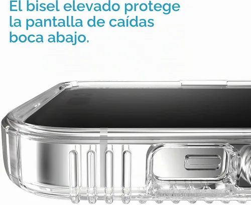 Vista 7 de Speck Funda para iPhone 14 Pro Max de 6.7 pulgadas modelo - Funda rígida delgada para teléfono con protección contra caídas, resistente a