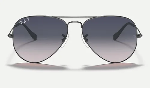 Vista 7 de Ray-Ban RB3025 - Lentes de sol de aviador de metal para hombre y mujer + paquete con kit de cuidado de gafas iWear de diseñador