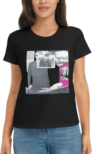 Vista 6 de Soda Stereo Nada Personal T Shirt Womens Summer Tee Casual Short Sleeve Shirts