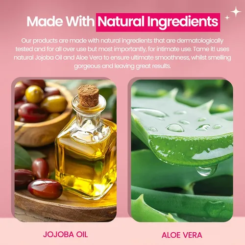 Vista 3 de WooWoo Crema natural de depilación íntima - Removedor de pelo vegano sin dolor para pieles sensibles - Depilatorio para genitales, bikini, piernas