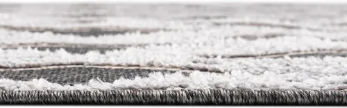 Vista 5 de Unique Loom Arlo Collection - Alfombra Derek (rectangular, 2 pies 0 pulgadas x 3 pies 0 pulgadas, carbón/marfil)