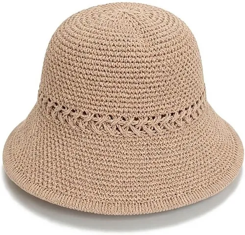 Vista 8 de Women's Fisherman Hat Wide Brim Breathable Sun Protection Beige