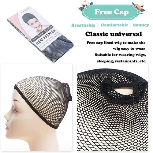Vista 8 de Uniquebe Tighnari - Peluca de cosplay, pelucas largas y rectas de color azul marino oscuro mezclado con verde para niñas, mujeres y hombres