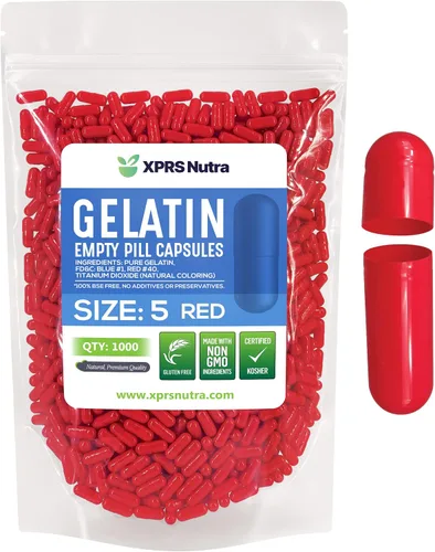 Vista 9 de XPRS Nutra Cápsulas vacías tamaño 5 – 100 cápsulas de gelatina vacías transparentes muy pequeñas – Pastillas de relleno de cápsulas de bricolaje