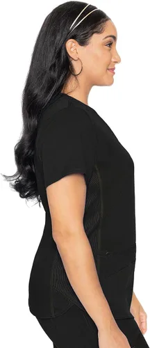 Vista 3 de Med Couture Touch - camisa de uniforme médico con cuello en V para mujer