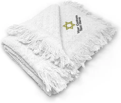 Vista 8 de Fastasticdeals Ropa de cama de bebé, mantas para niños y niñas Star of David Jewish B Cotton Solo diseño azul