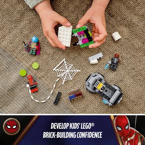 Vista 3 de LEGO Marvel Spider-Man vs. Mysterio's Drone Attack 76184 Kit de construcción (73 piezas)