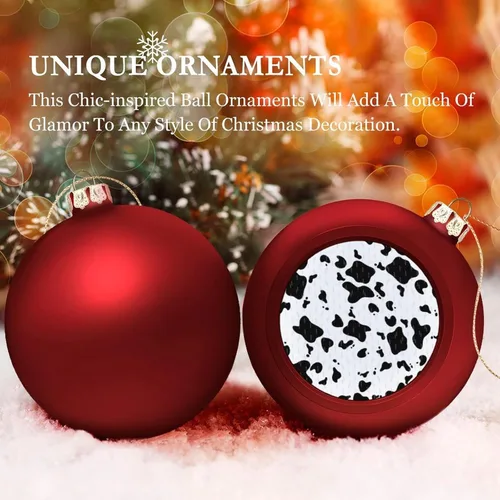 Vista 155 de Boobs Funny Shatterproof Matte Christmas Balls for Tree Wreath Home Decor 1PCS