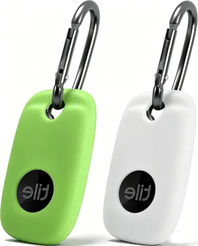Vista 5 de Geiomoo Funda de silicona para Tile Pro 2022 Tracker, funda suave y flexible resistente a los arañazos con mosquetón