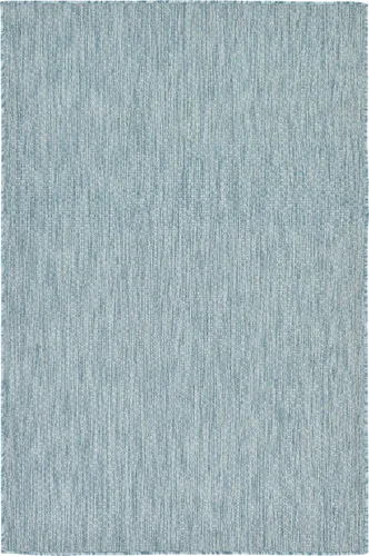 Vista 25 de Unique Loom Collection - Alfombra casual de transición sólida jaspeada para interiores y exteriores