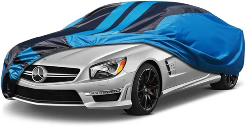 Vista 37 de Kaugung Funda impermeable para automóvil BMW Serie 3 (1999-2025), cubierta exterior completa para automóviles, ligera, resistente al sol, UV