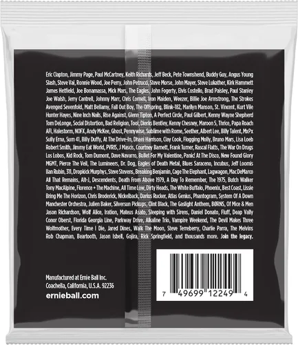 Vista 2 de Ernie Ball Extra Slinky - Cuerdas de guitarra eléctrica de acero inoxidable, calibre 8-38 (P02249)