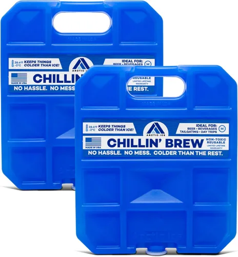 Vista 13 de Arctic Ice Chillin' Brew Series Long Lasting Reusable Ice Pack - Freezes at 28° Fahrenheit - Designed to Keep Beverages Colder Than Ice