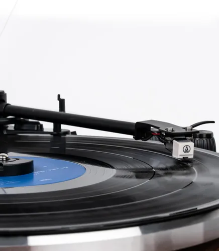 Vista 9 de Annesburg Reproductor de Discos de Vinilo, Tocadiscos Bluetooth con Altavoces Incorporados para Discos de Vinilo, Alta Fidelidad con Transmisión por