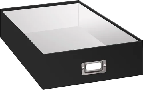 Vista 5 de Pioneer Caja de almacenamiento jumbo para álbumes de recortes, color negro, 14.75 pulgadas x 13 pulgadas x 3.75 pulgadas