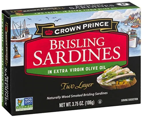 Vista 13 de Crown Prince Sardinas de una capa, estilo mediterráneo, latas de 3.75 onzas (paquete de 12)
