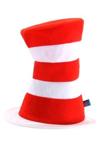 Vista 3 de Sombrero de Disfraz de Cat in the Hat para Adultos Multicolor
