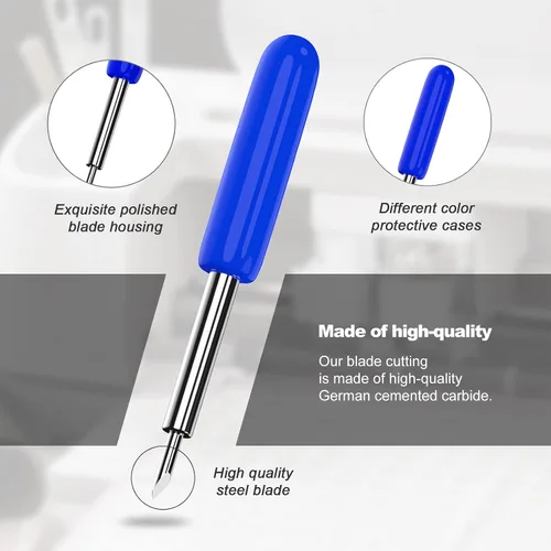 Vista 4 de 50 cuchillas de repuesto de punta profunda compatibles con Explore Air/Air 2/Air 3/, cuchilla de corte compatible con máquinas Maker/Maker