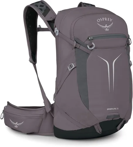 Vista 26 de Osprey Sportlite - Mochila ligera de senderismo (15 litros), color morado Púrpura grafito