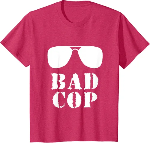 Vista 73 de Bad Cop Funny Police - Camiseta a juego para padre e hijo, Negro, S