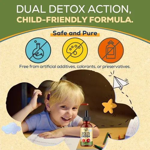 Vista 3 de Gotas de Desintoxicación de Zeolita – Contiene Zeolita de Clinoptilolita, Vitamina C, Magnesio y Zinc, Fórmula Segura y Pura, 60ml (Paquete de 4)