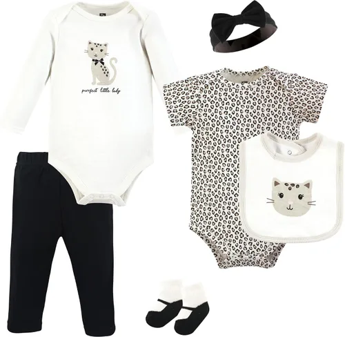 Vista 11 de Hudson Baby Juego de canastilla de algodón unisex para bebé Arcos de ballet Bunny
