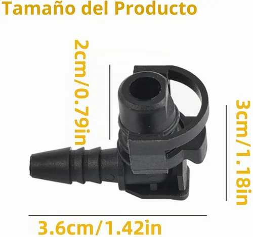Vista 2 de Conector de manguera de tubería de agua, termostato de válvula
